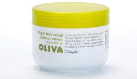 Crema de aceite de oliva de Mercadona de la marca Deliplus