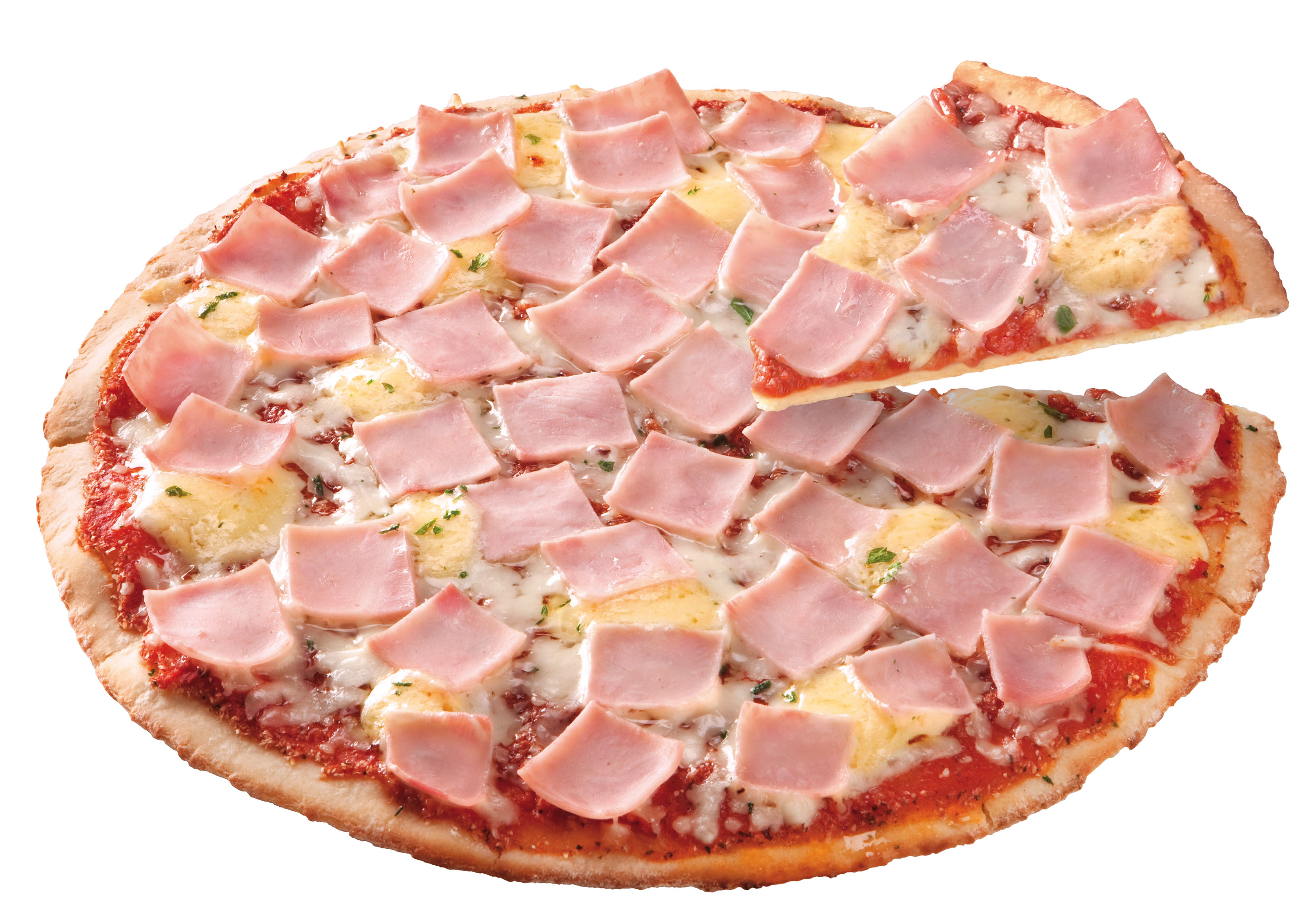 Pizza Masa Fina de Jamón y Queso