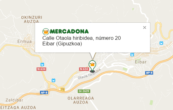 Calle Otaola hiribidea, número 20, Eibar, Gipuzkoa, País Vasco