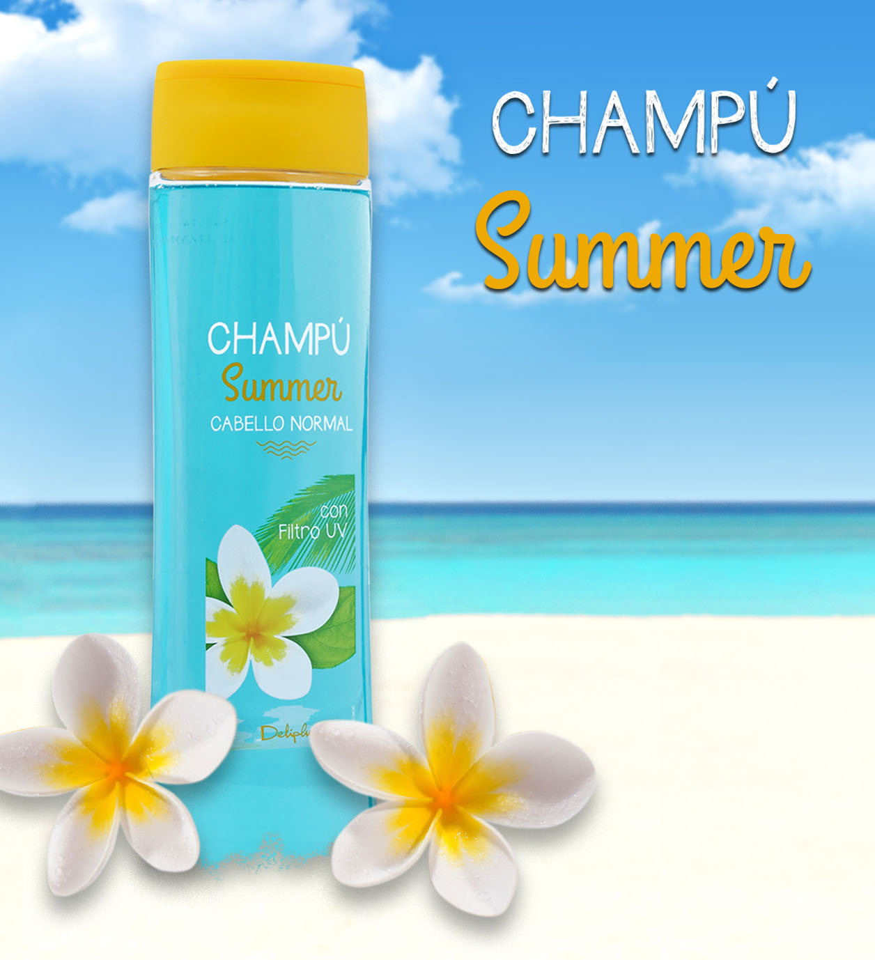 Este verano transpórtate a un mar de sensaciones con el nuevo Champú Summer de edición limitada de Deliplus.