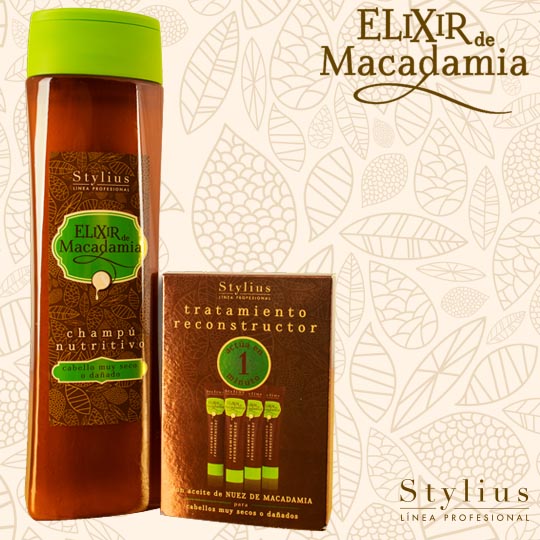 Línea de Stylius “Elixir de Macadamia” 